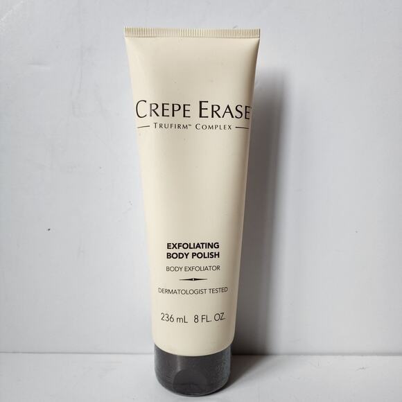 New Crepe Erase Exfoliating Body Polish Trufirm Complex 8 fl oz / 236 ml - Picture 1 of 7